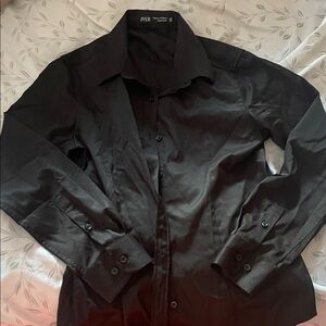 Women's Black Button Down Shirt